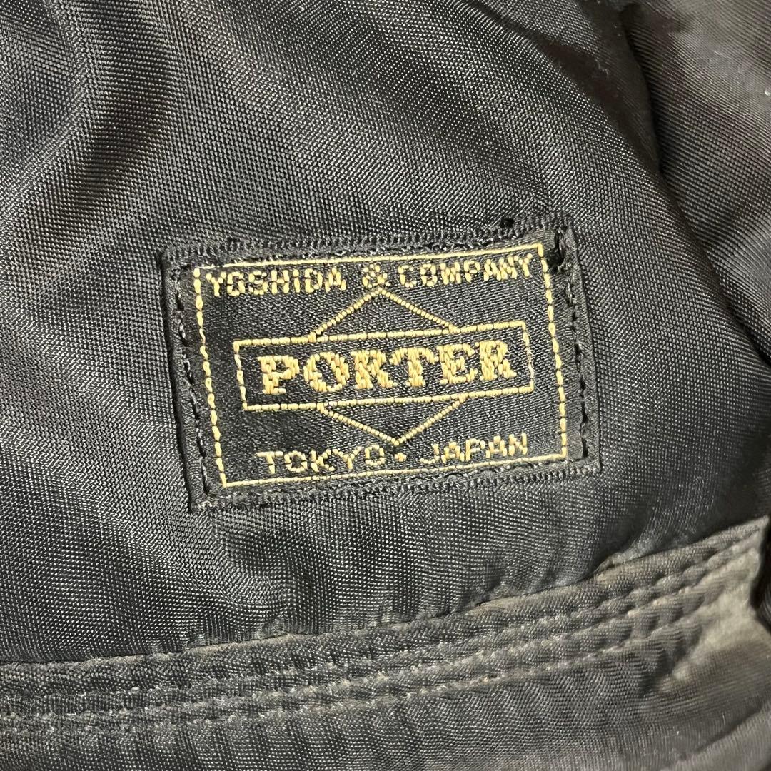 PORTER ブラック タンカー ドラムバッグ　美品