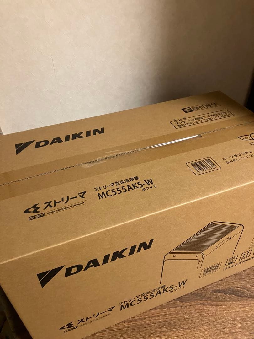 新品未開封 ダイキン DAIKIN 空気清浄機 MC555AKS-W