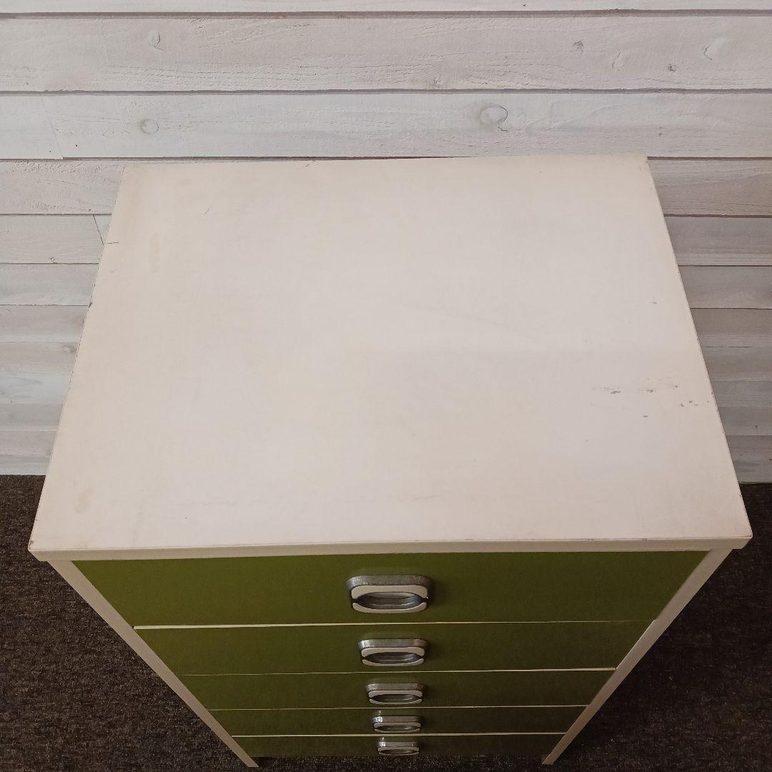 昭和レトロ　5段引き出し　チェスト　たんす