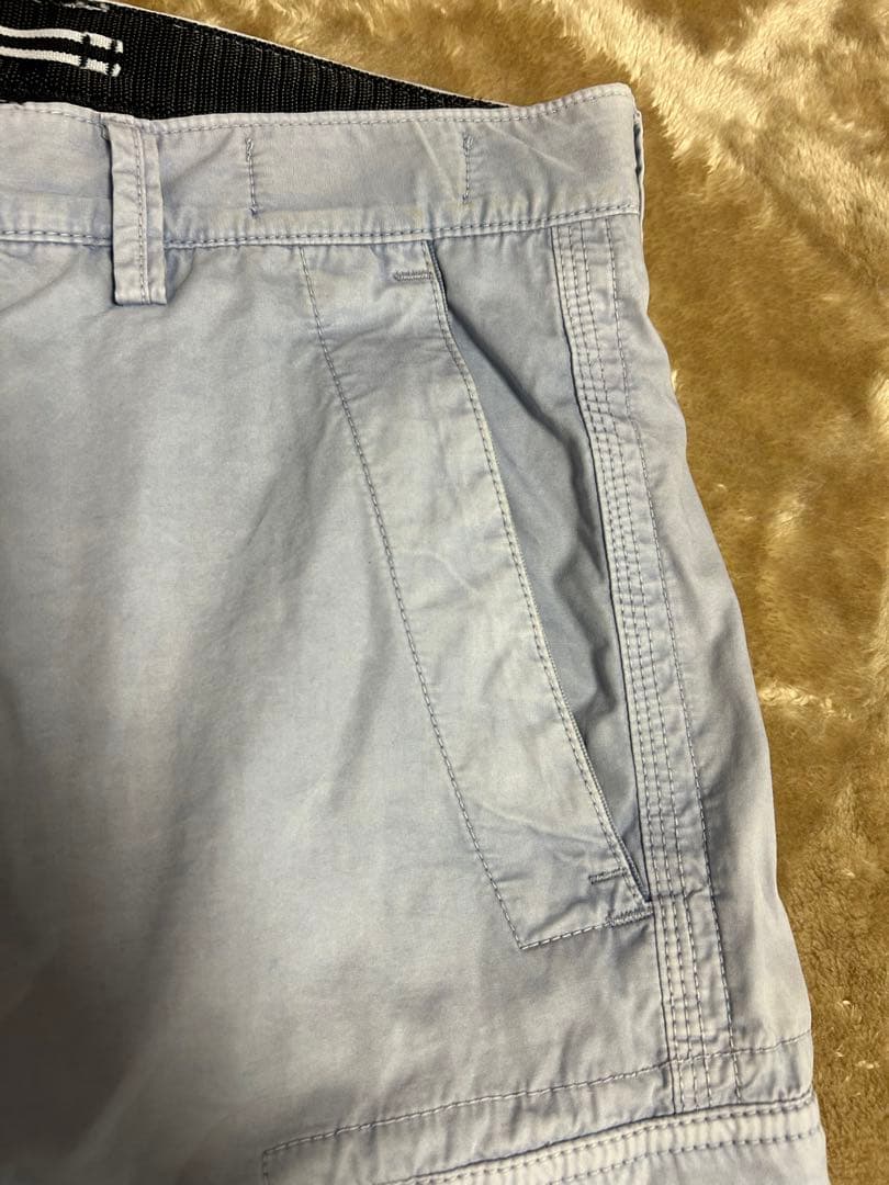 STONE  ハーフパンツ ウォッシュ加工　ブルー