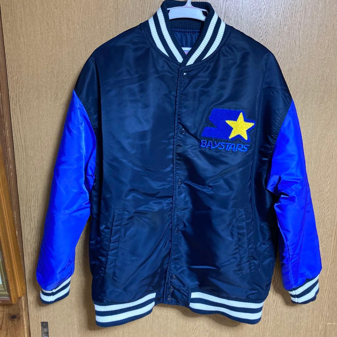 BAYSTARS スタジャン STARTER ネイビー/ブルー　サイズＬ