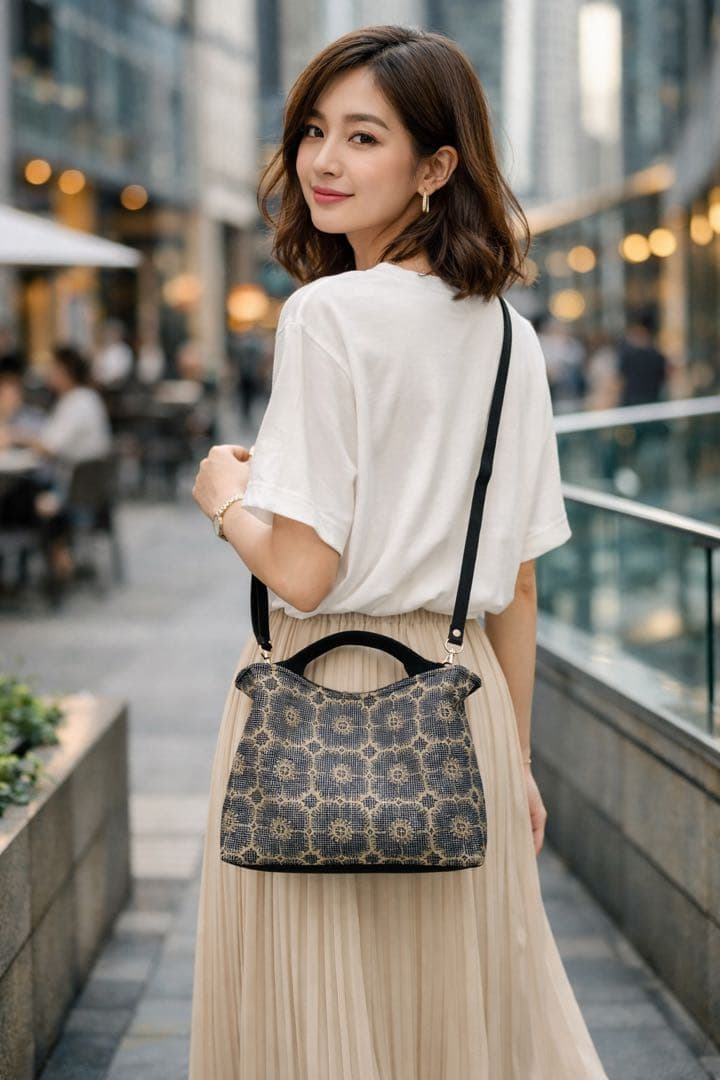 ⚮̈ミナペルホネン　anemone ヌッピバッグＳ