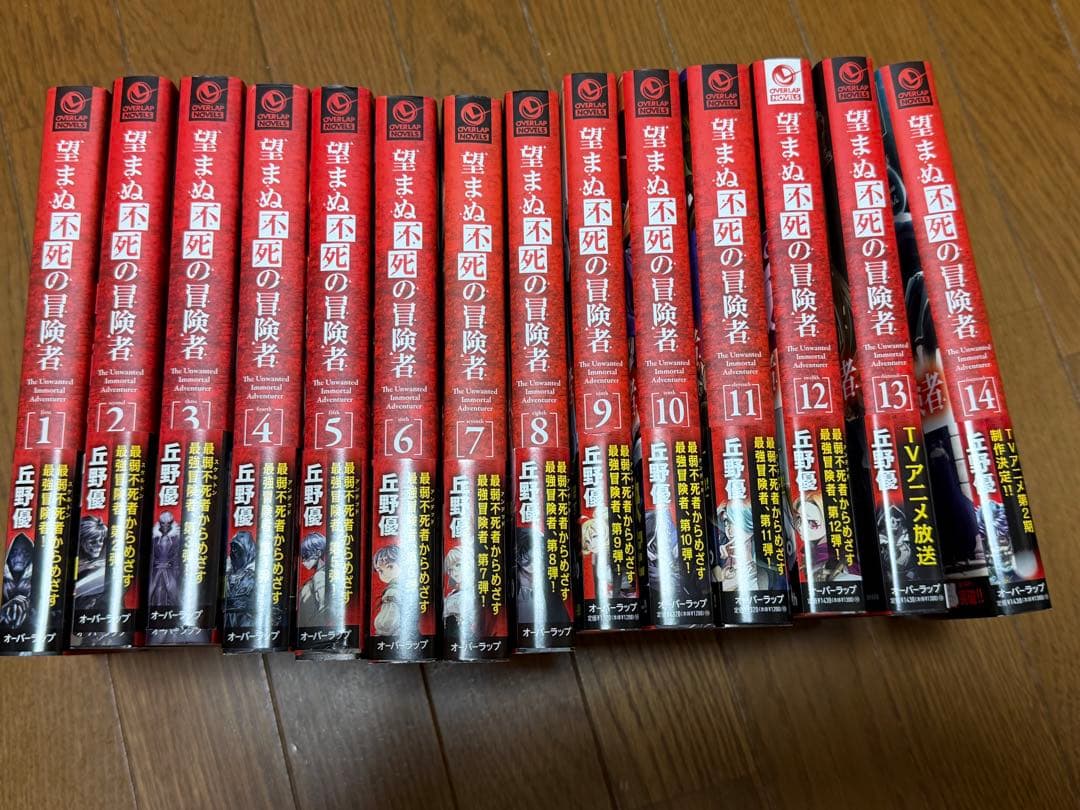 望まぬ不死の冒険者 1〜14巻セット 全巻初版帯付き