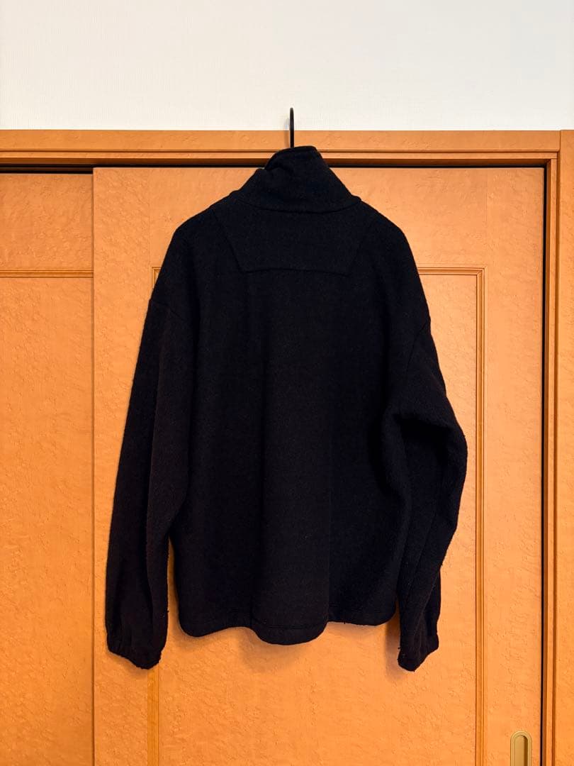 トップス YOKE 24AW WOOL FREECE HALF ZIP PULLOVER
