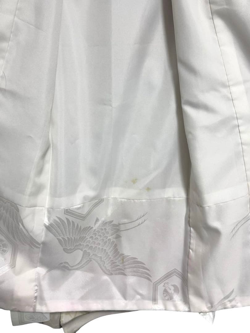 お宮参り　一つ身着物＋小物セット　男の子　正絹　からし色　鷹柄