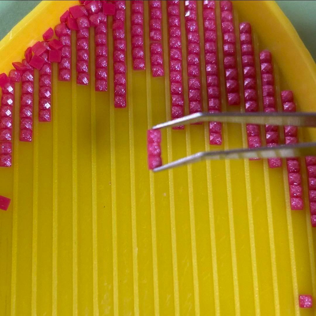 新商品　ALLフェアリーダストビーズ　ダイヤモンドアート　キットA3 クジラ　月