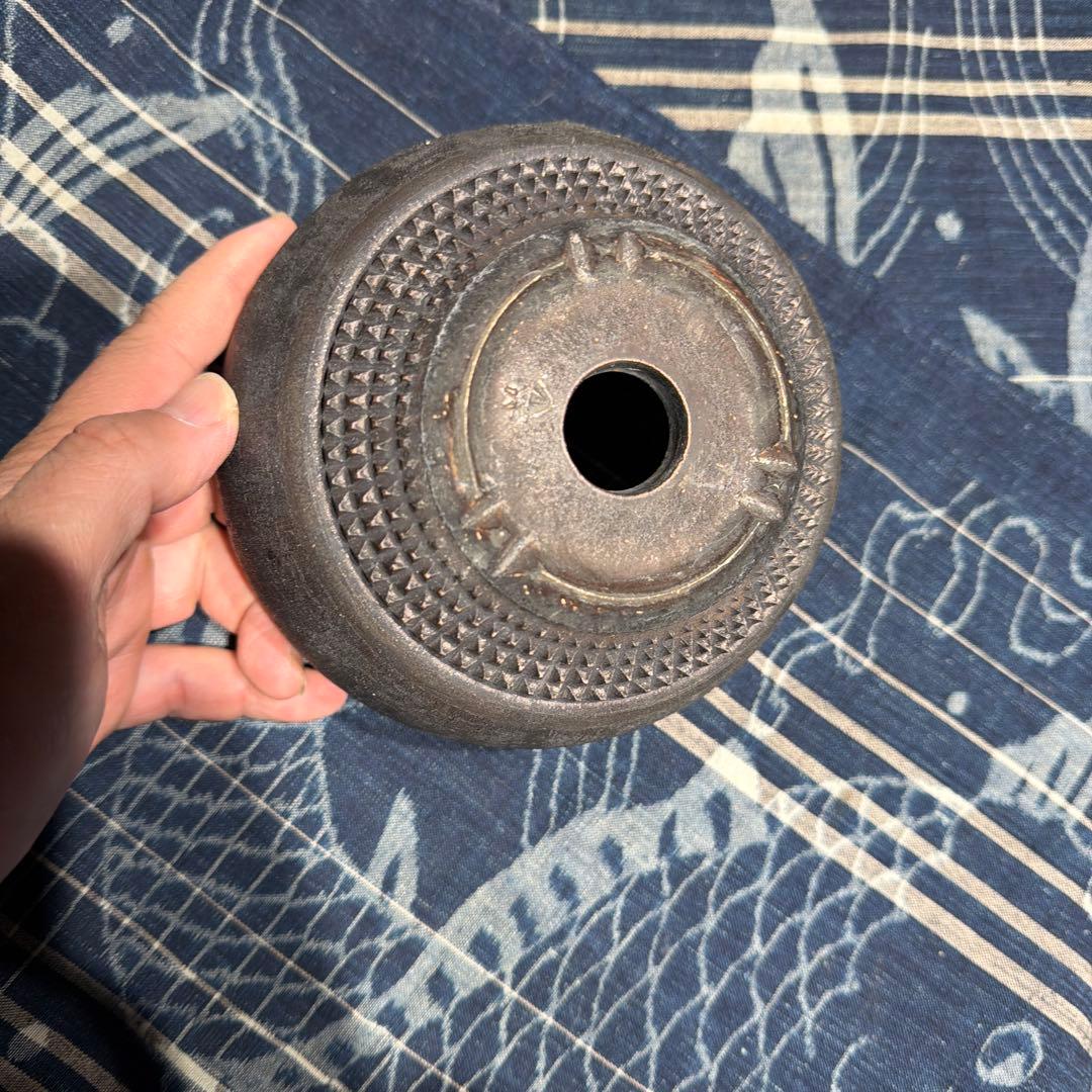 細川 政己 spicy gem コラボ鉢　yellgreen 希少　中古