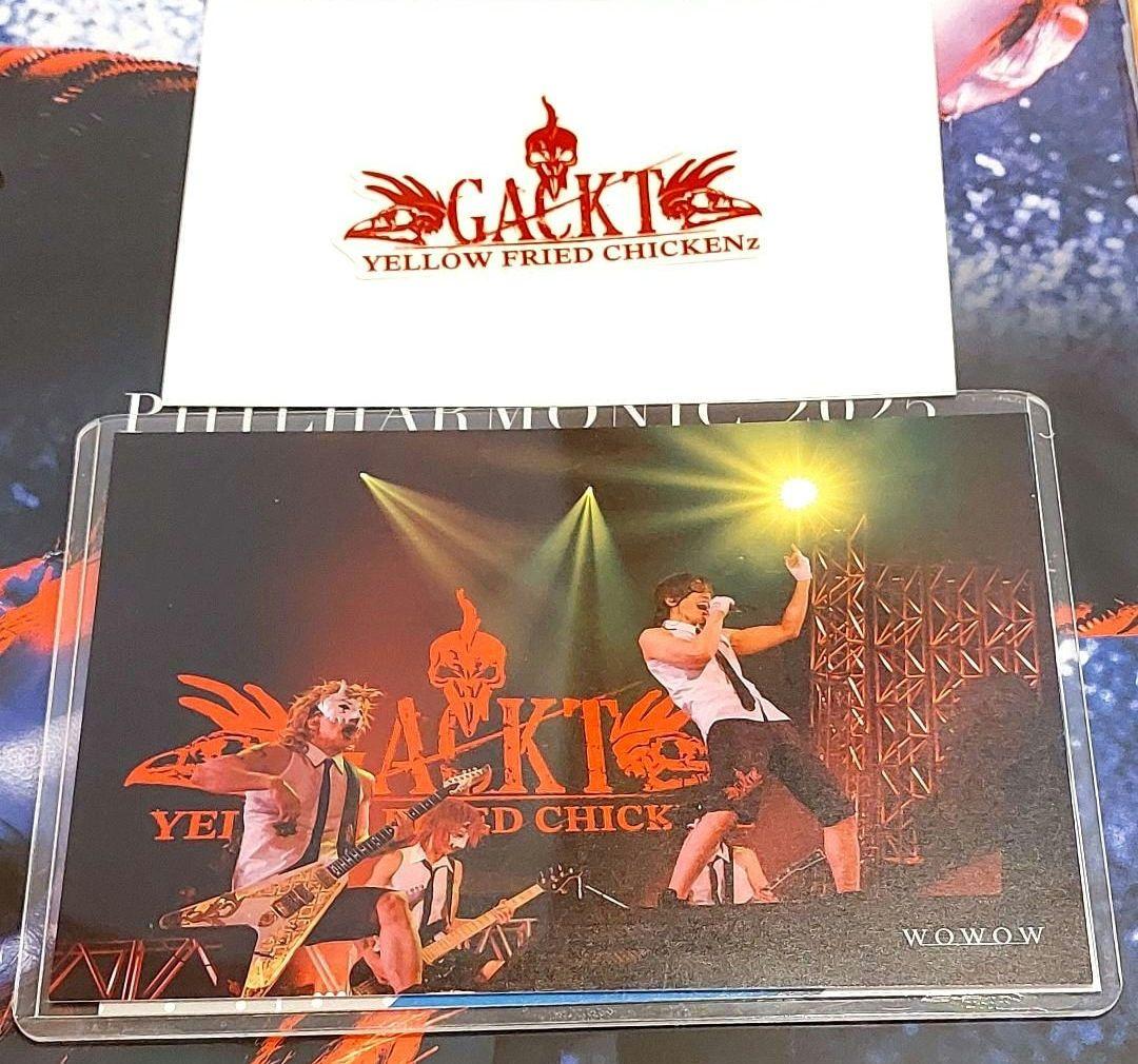 GACKT　パンフレット　回廊展　クリアカード　YFCz　ミニタオル　2025
