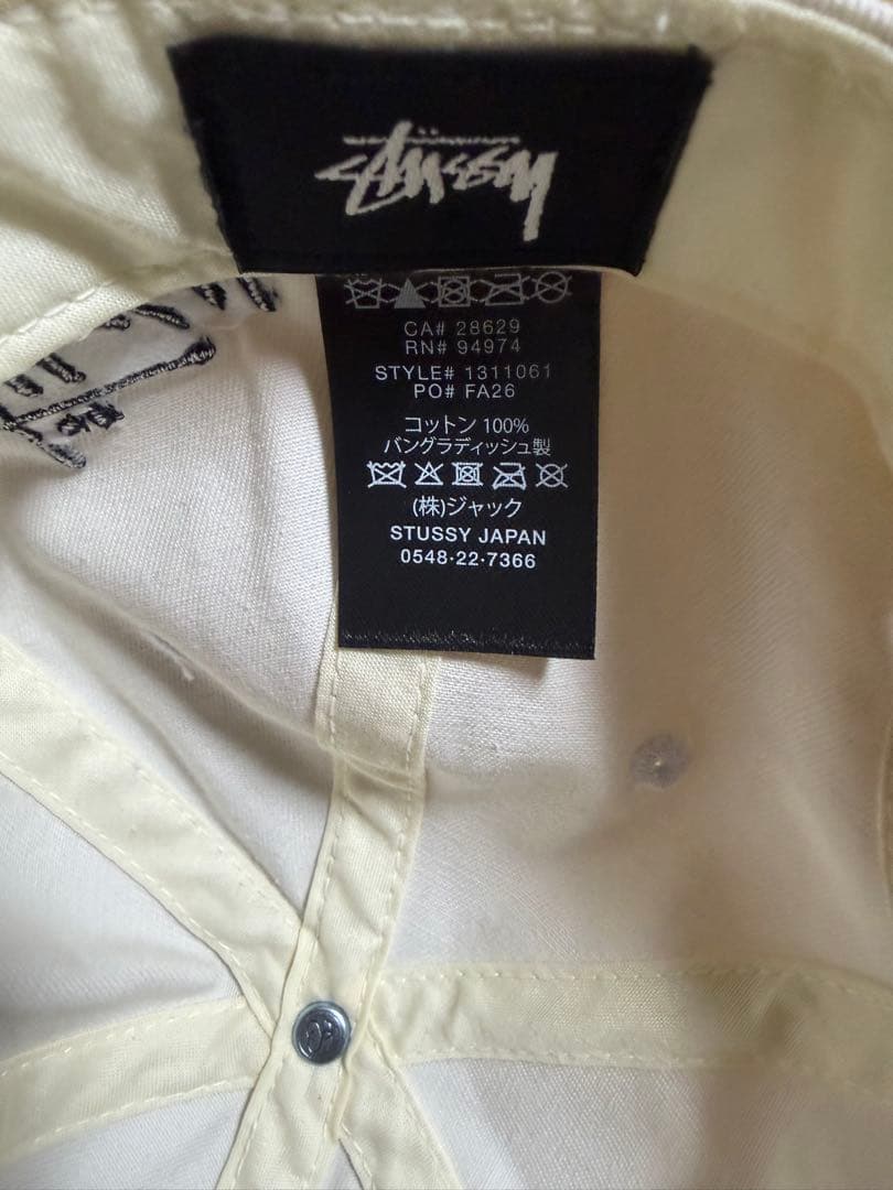 帽子 stussy LOW PROFILE CHENILLE S SNAPBACK