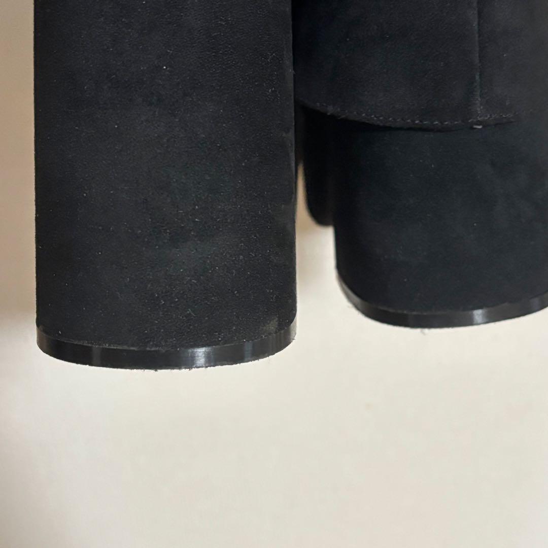 完売品　EMODA ルーズ　フレアー　カバー　フィット　ブーツ　ブラック