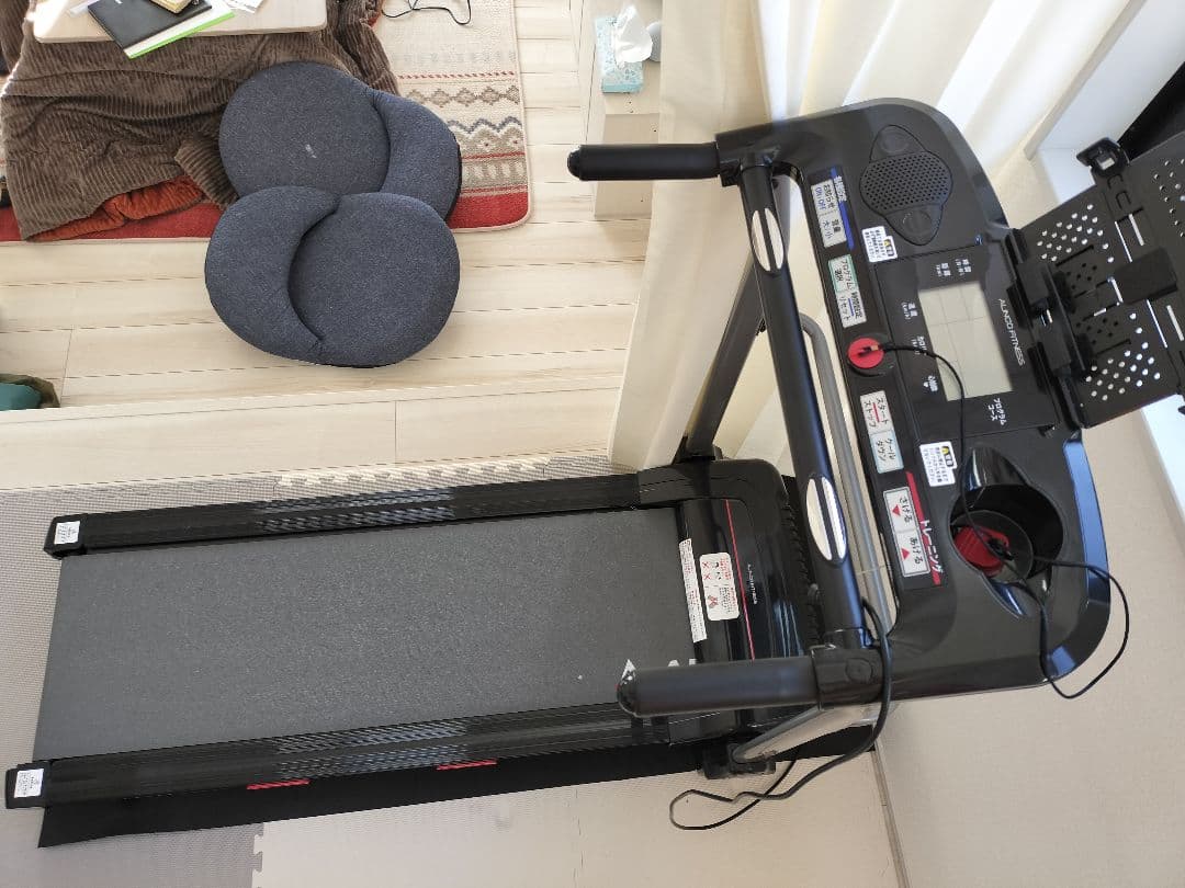 (群馬県、埼玉県)音楽プレーヤー接続可能トレッドミル