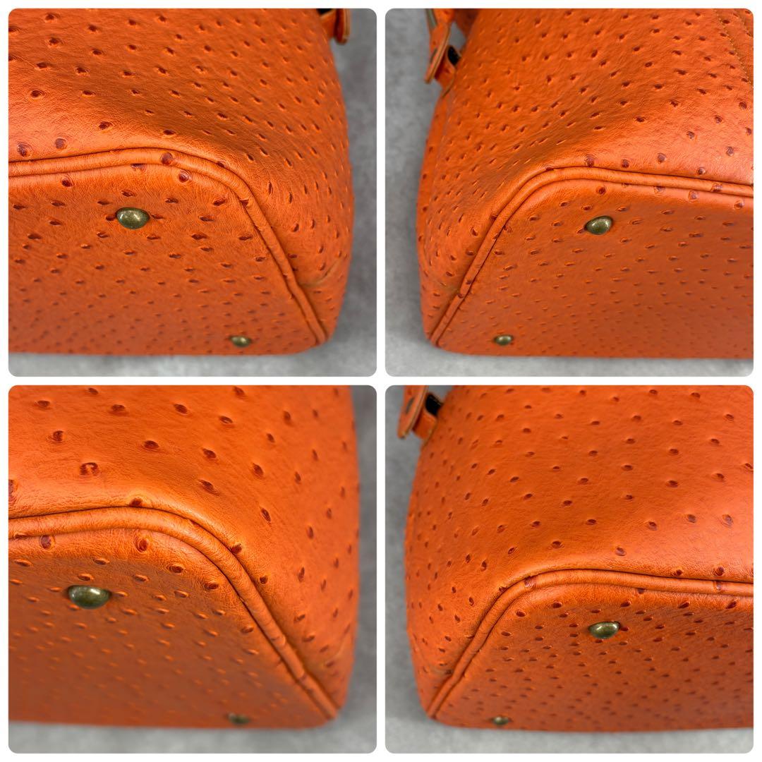 【未使用/タグ付き】ブリヂストン ファイズ オーストリッチ調 ボストンバッグ