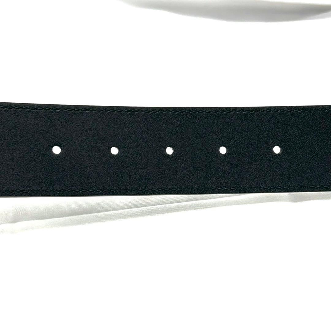 グッチ アディダス コラボ 限定 GGマーモント レザーベルト ブラック 黒色