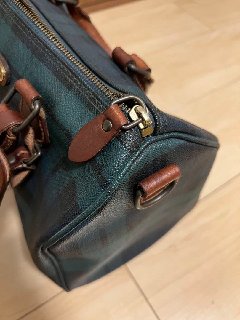 Ralph Lauren チェック柄 ミニボストンバッグ ポーチセット