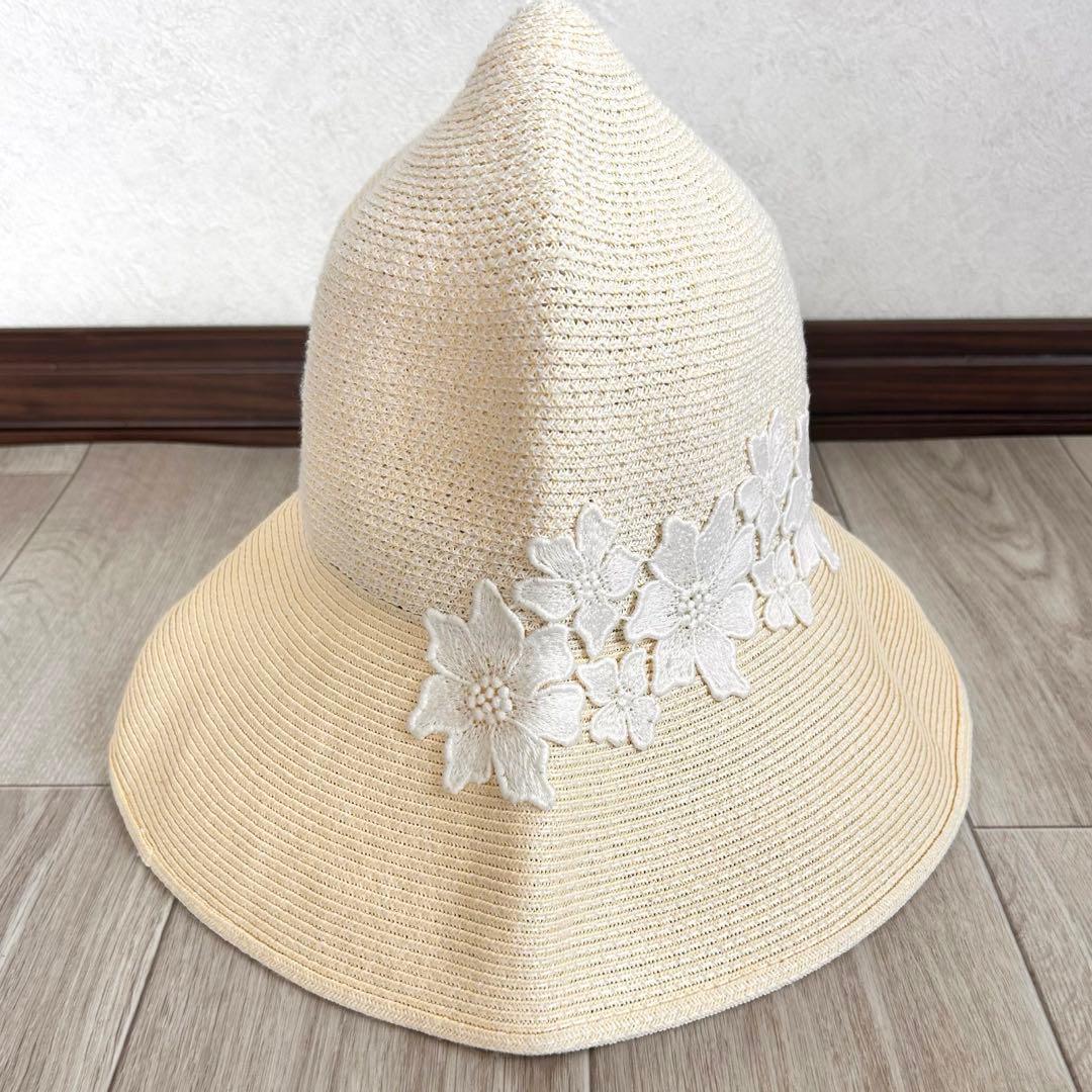 希少！未使用品　Athena New York ハット　フラワー　レース