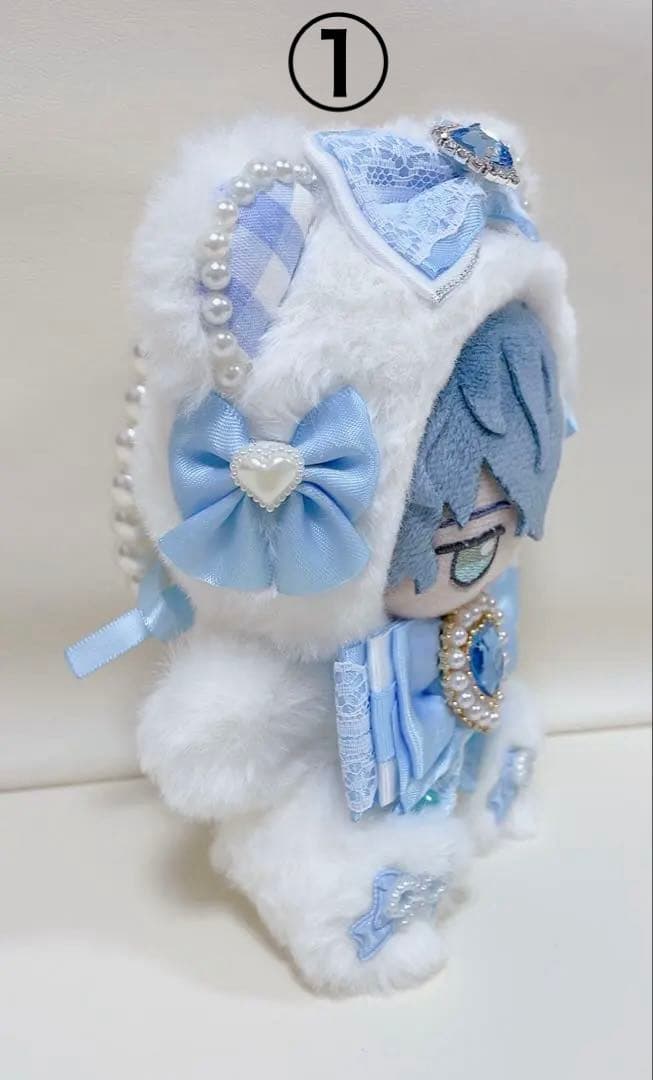 2点xさくらもちページ♥おすわり♥12.5cm♥ぬい服♥ちびぐるみ