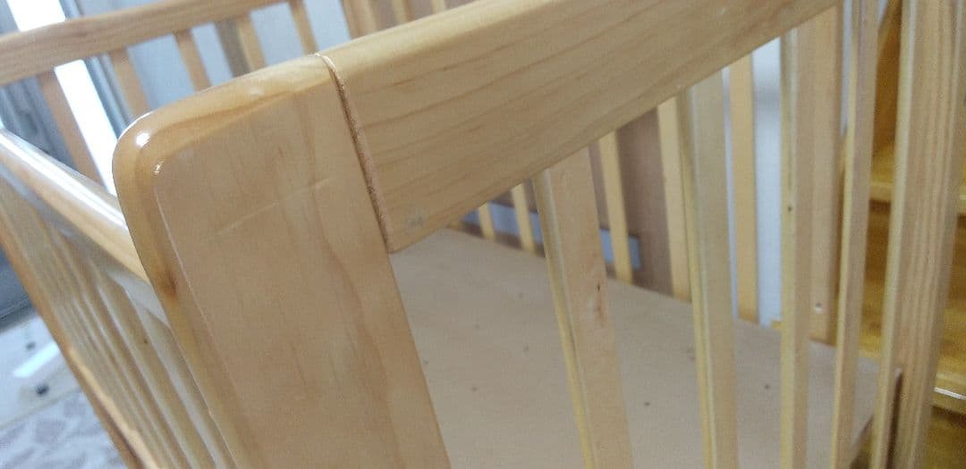 ベビーベッド　ミニ　ナチュラル