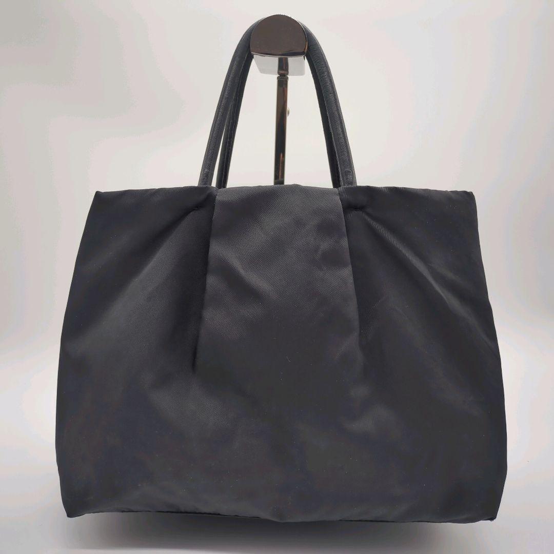 【人気モデル・美品】プラダ☆ハンドバッグ ナイロン テスート リボン ブラック