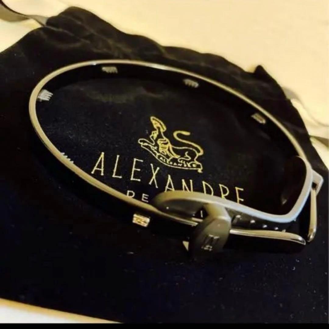 アレクサンドルドゥパリ アセテート　カチューシャ　ブラック 新品未使用