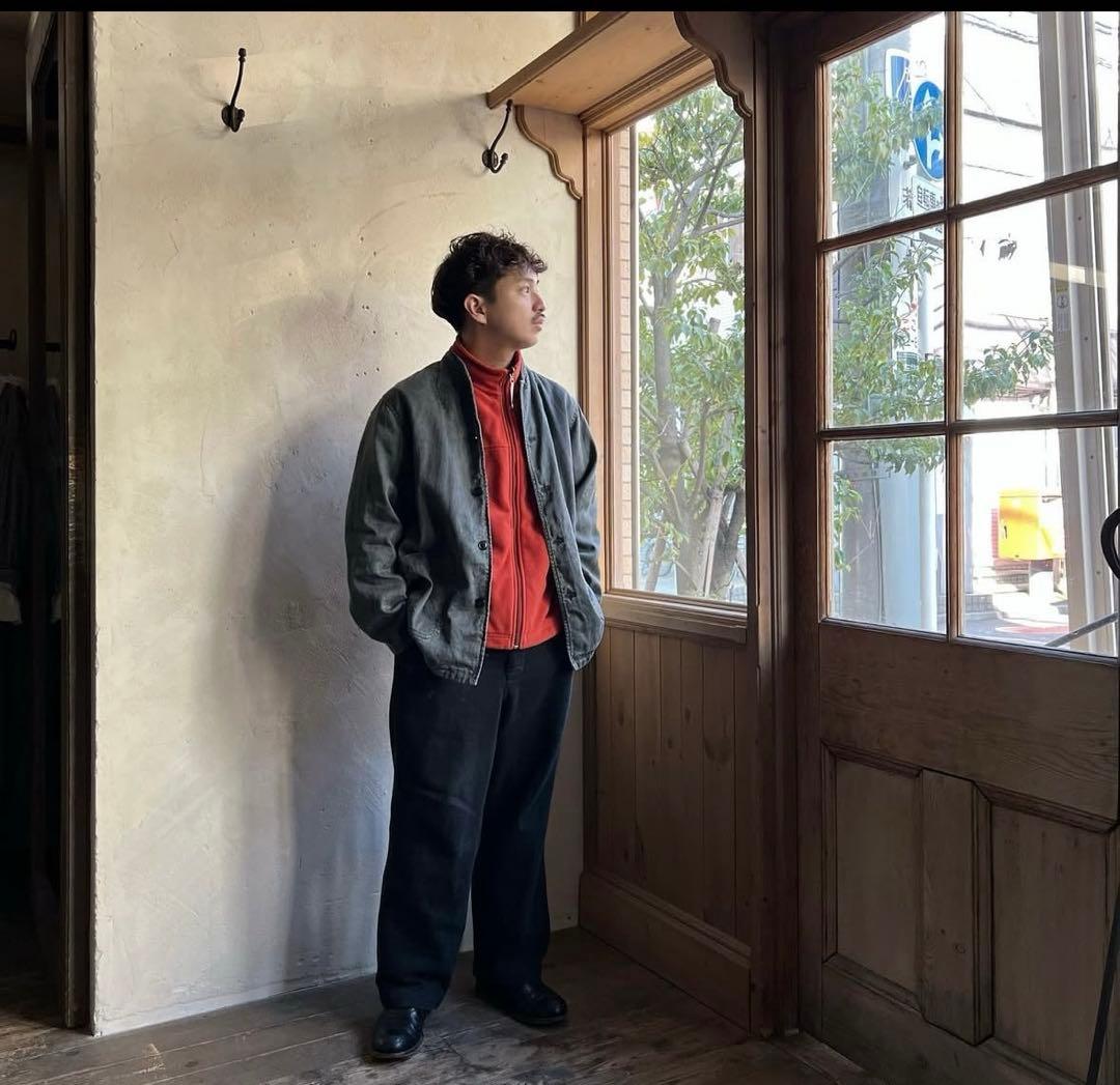 CONFECT 24SS リネンコットン ピグメントダイスタンドジャケット