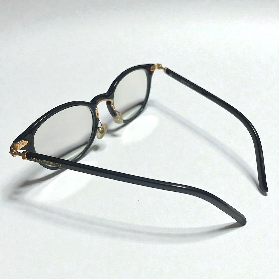 VIKTOR&ROLF / 度付き眼鏡 黒 サイズ:50 20-145