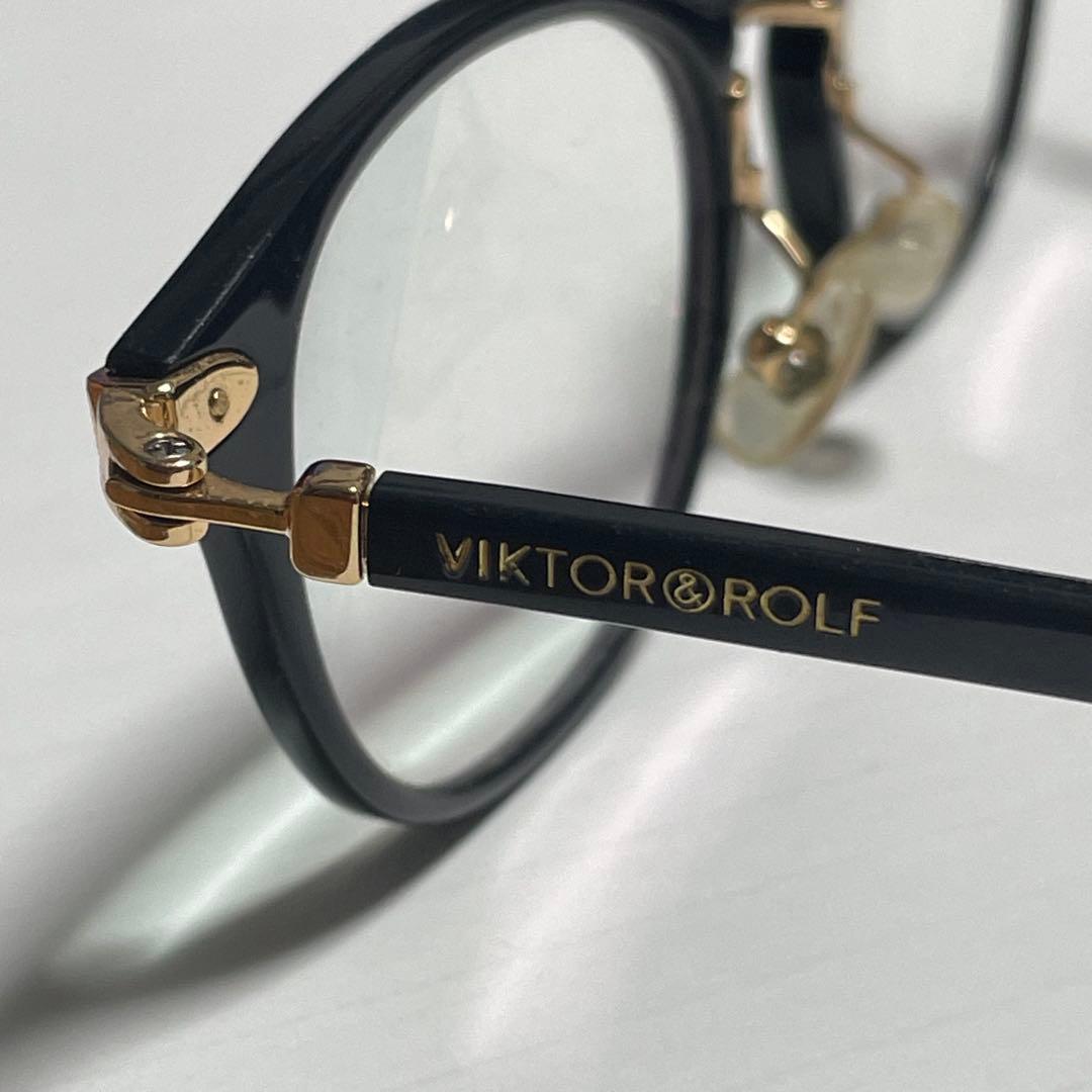 VIKTOR&ROLF / 度付き眼鏡 黒 サイズ:50 20-145