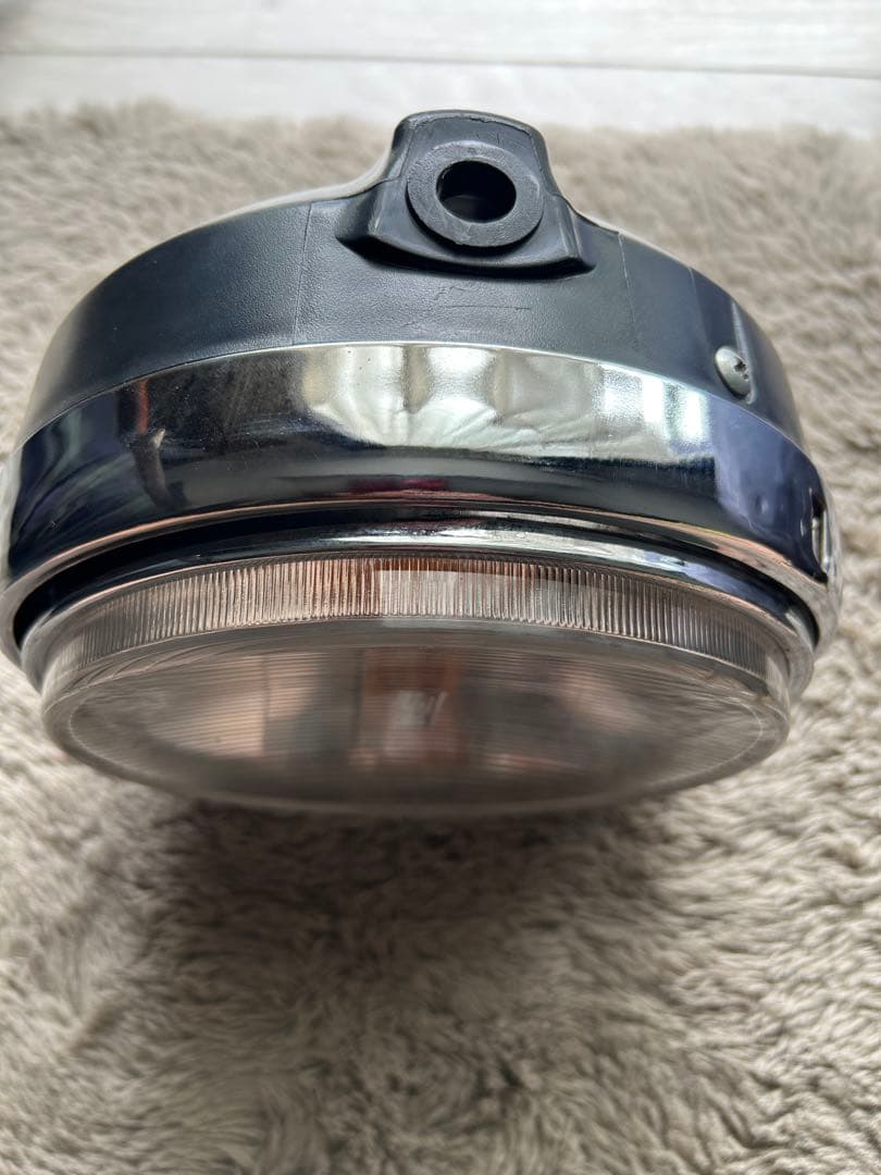 程度良好/当時物FET極東凹みレンズヘッドライト/検索シビエCIBIEマーシャル