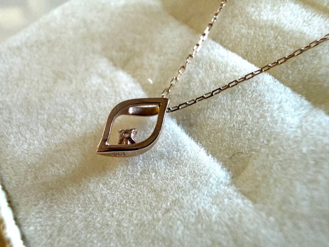 TSUTSUMI K10ピンクゴールド ダイヤモンド ネックレス