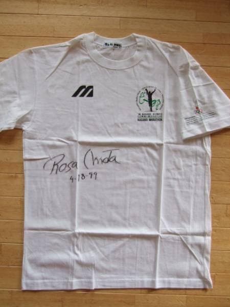 「ロサ・モタ　ワレンティナ・ミハイロヴナ・エゴロワ　直筆　Ｔシャツ」