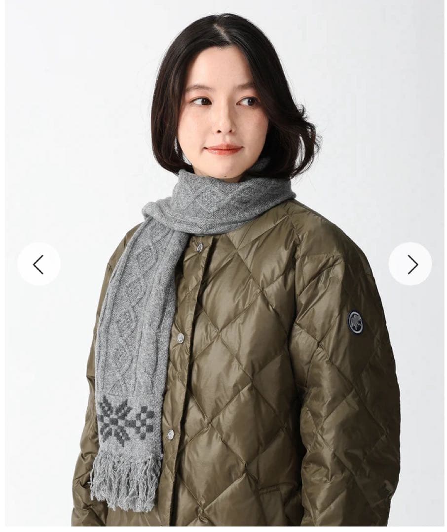 HUNTING WORLD 新品未使用ラムウールマフラー＋ニットキャップセット