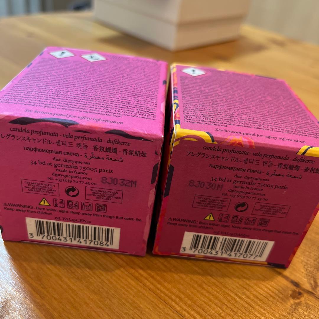 ディプティック ミニキャンドルセット バレンタイン限定 ローズコレクション