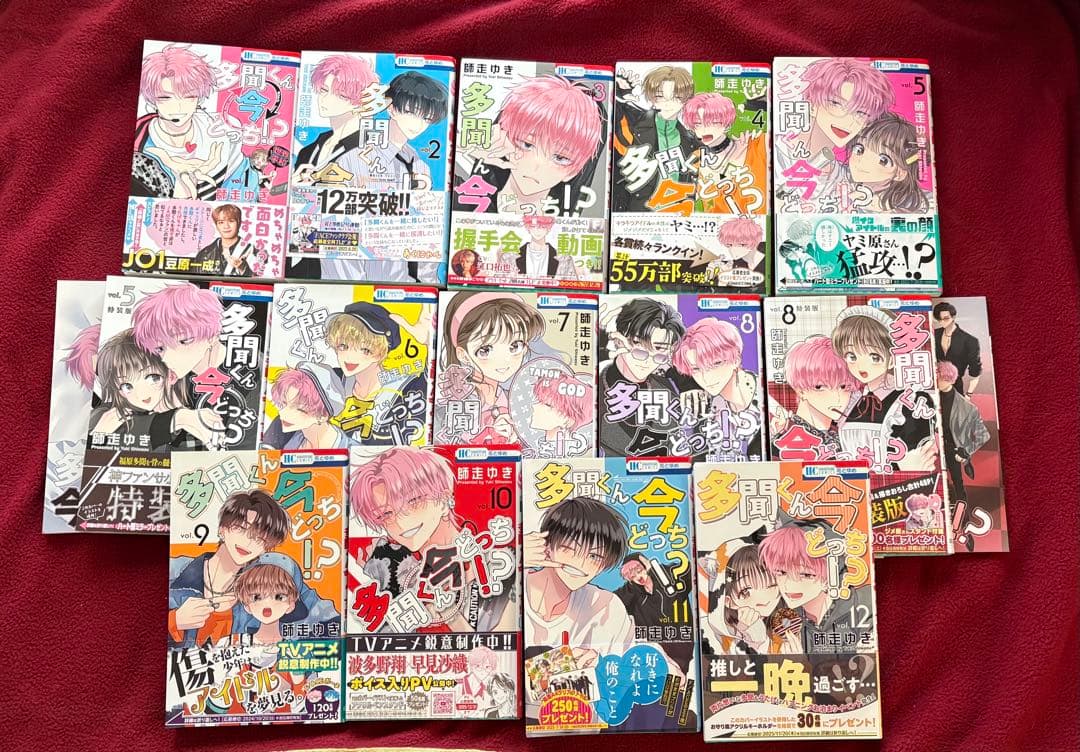 全巻初版帯付き 多聞くん今どっち⁉︎ 1〜12巻 全巻 特装版 小冊子付き