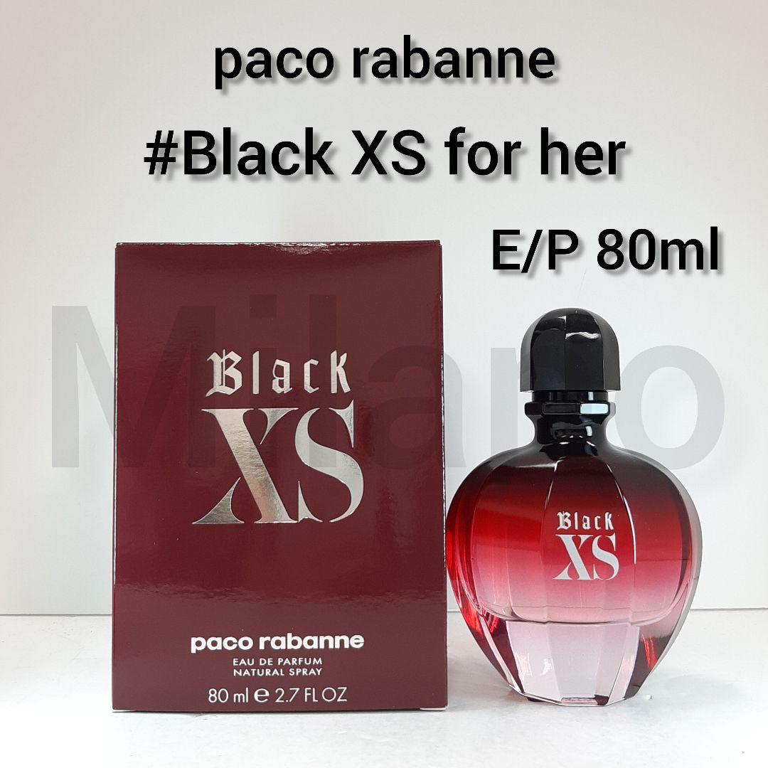 パコラバンヌ ブラックエクセス フォーハー E/P 80ml 香水 XS