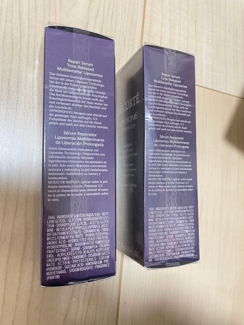 新品コスメデコルテ リポソーム アドバンスト リペアセラム 75ml 2点セット