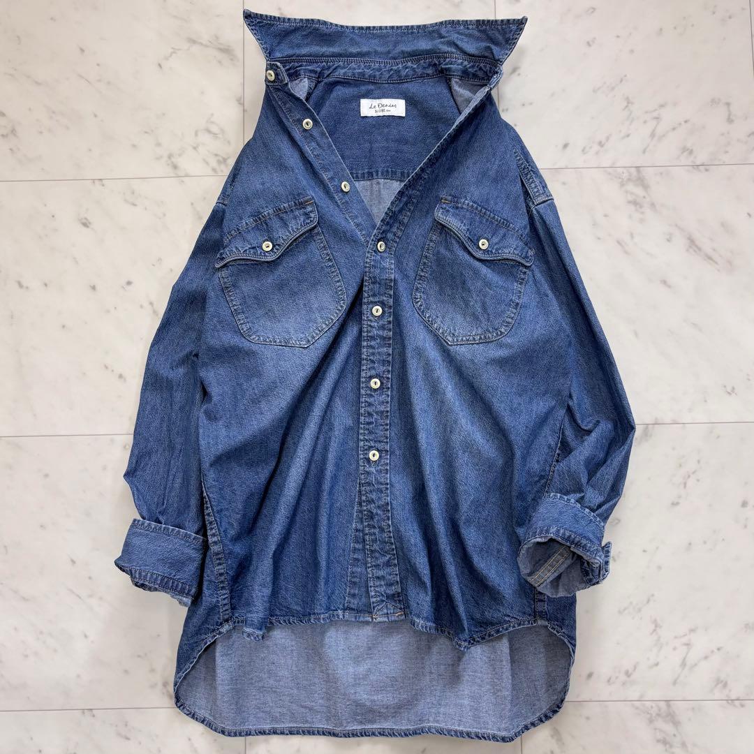 美品✨スローブイエナ　LE DENIM ライトオンス BDUシャツ　2024SS