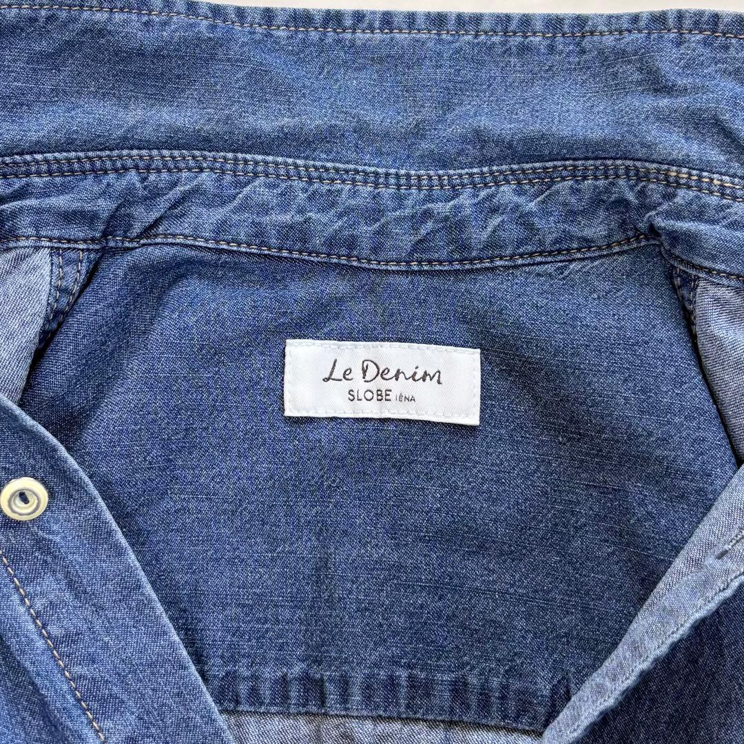 美品✨スローブイエナ　LE DENIM ライトオンス BDUシャツ　2024SS