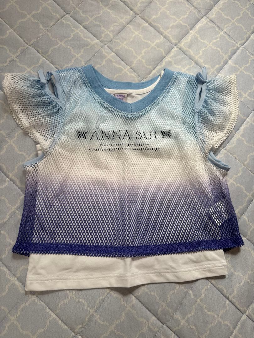 アナスイミニ新品未使用120cm メッシュグラデーションT＋タンクトップ