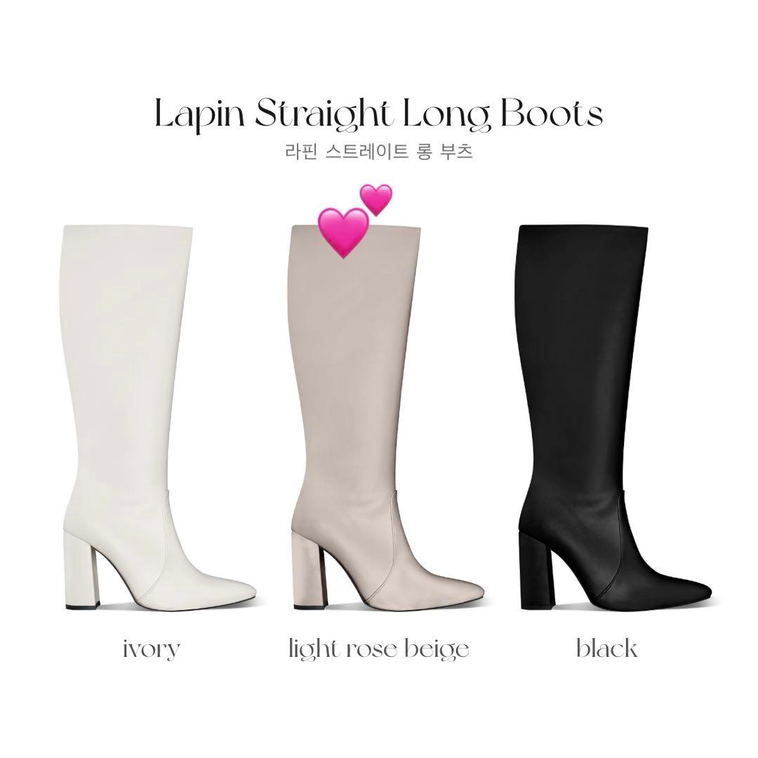 QUNG ラパンストレートロングブーツ