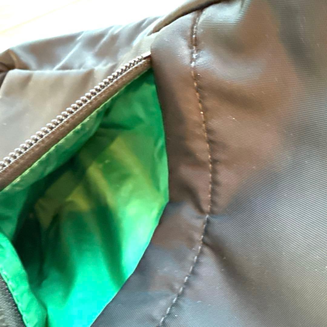 Versace ショルダーバッグ　ナイロン　ブラック