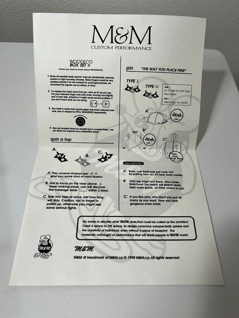 小物・アクセサリー M&M custom performance WOODECO BOX SET