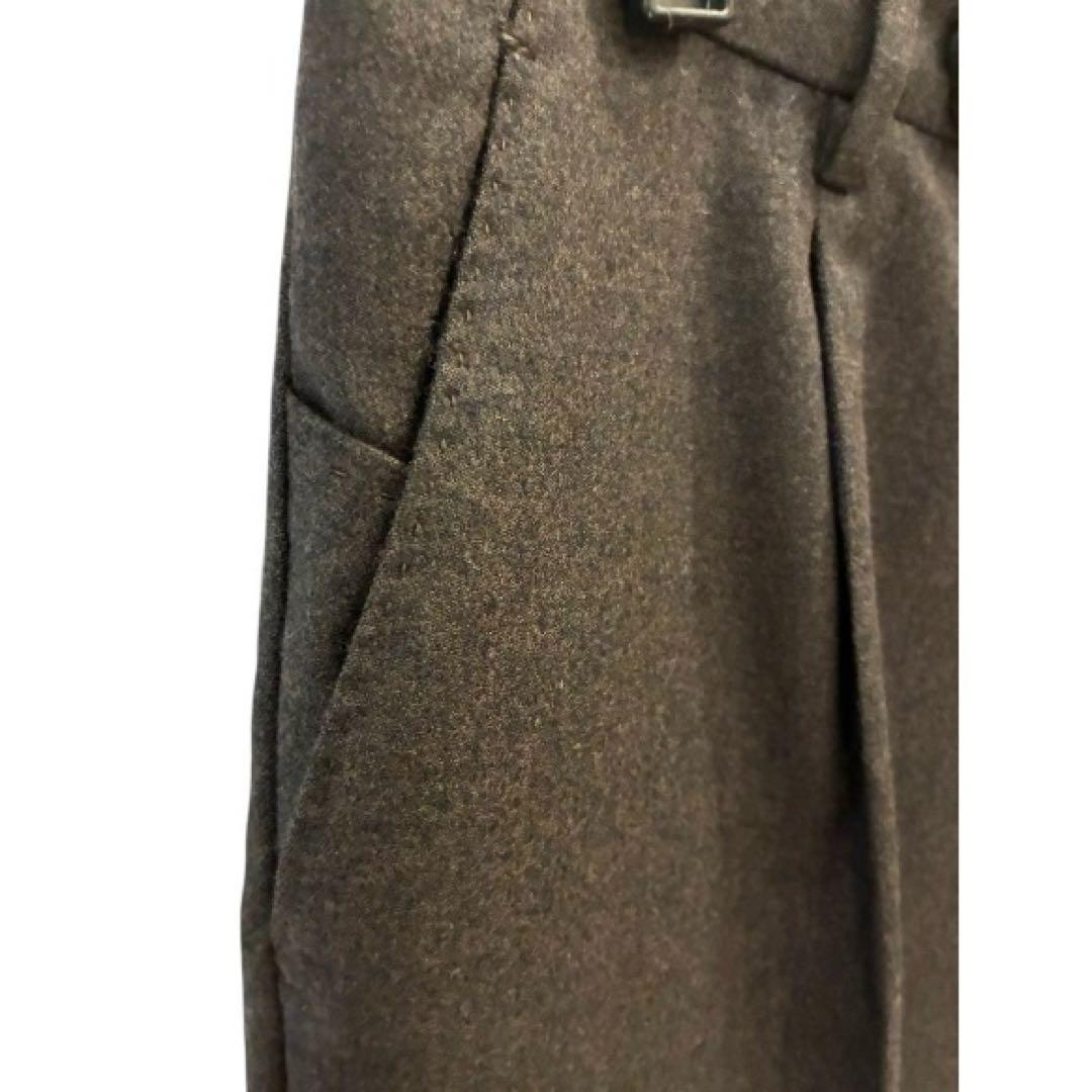 BERWICHベルウィッチ SAKE ワンプリーツ フランネル スラックス 44