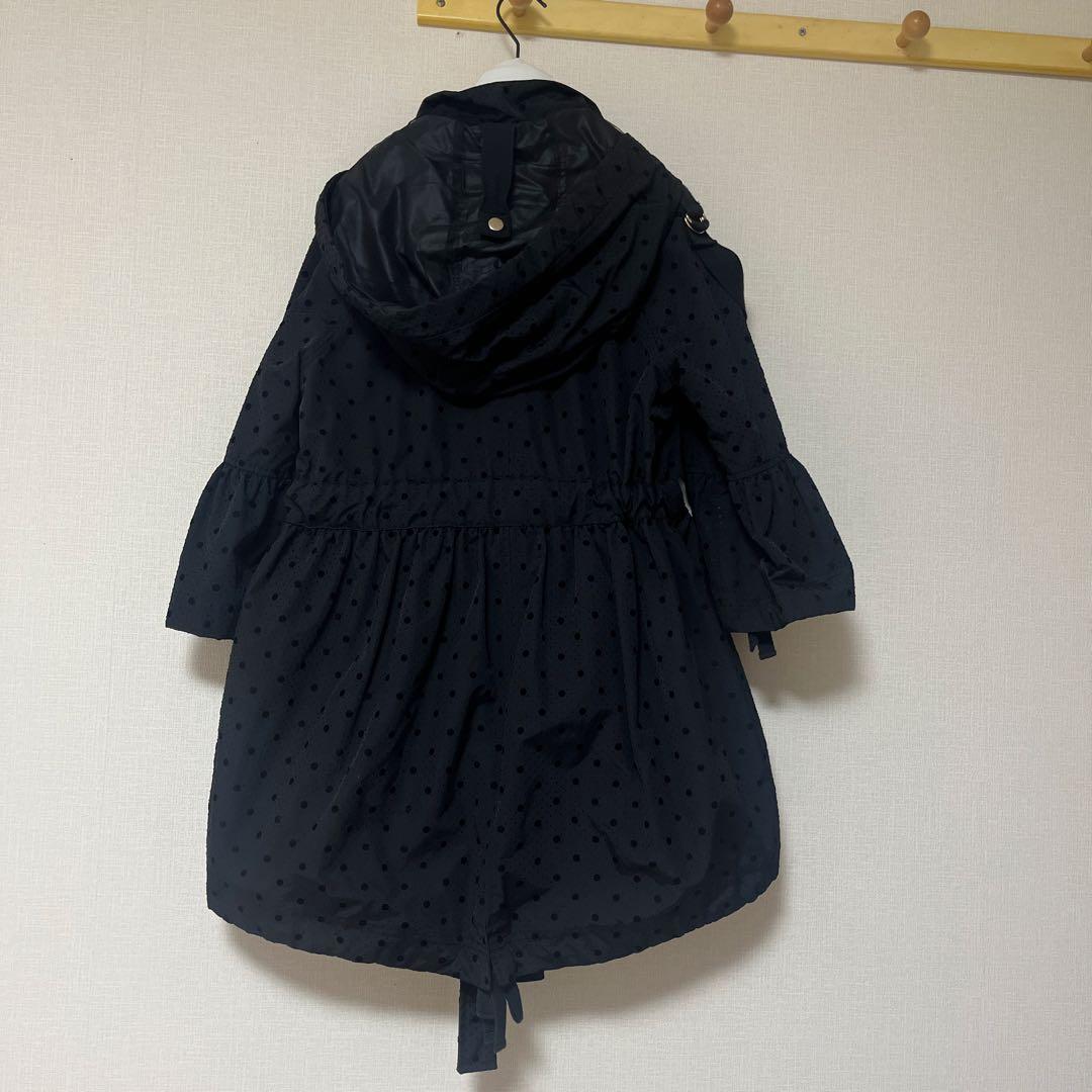 red valentino ドット柄 ブラック ジャケット フード付き