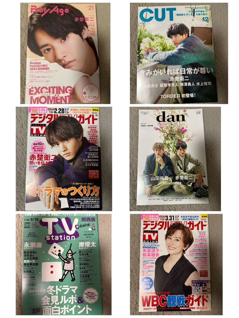 赤楚衛二関連　雑誌　まとめ売り　34冊