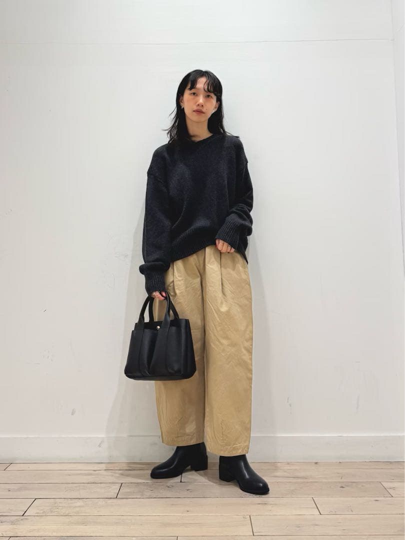 コットンクロップドパンツ