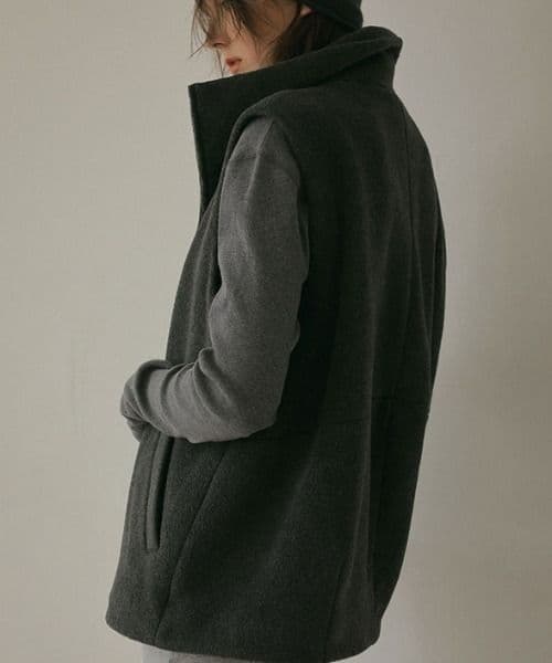 ETRE TOKYO　メルトン フリースベスト