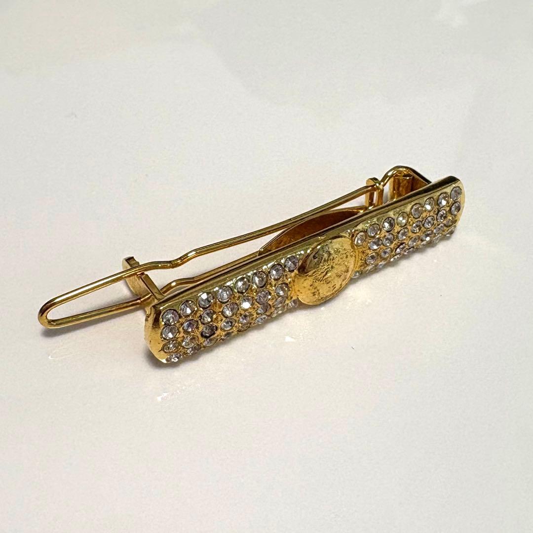 ヴェルサーチ メドゥーサ ラインストーン ヘアピン ヘアアクセサリー