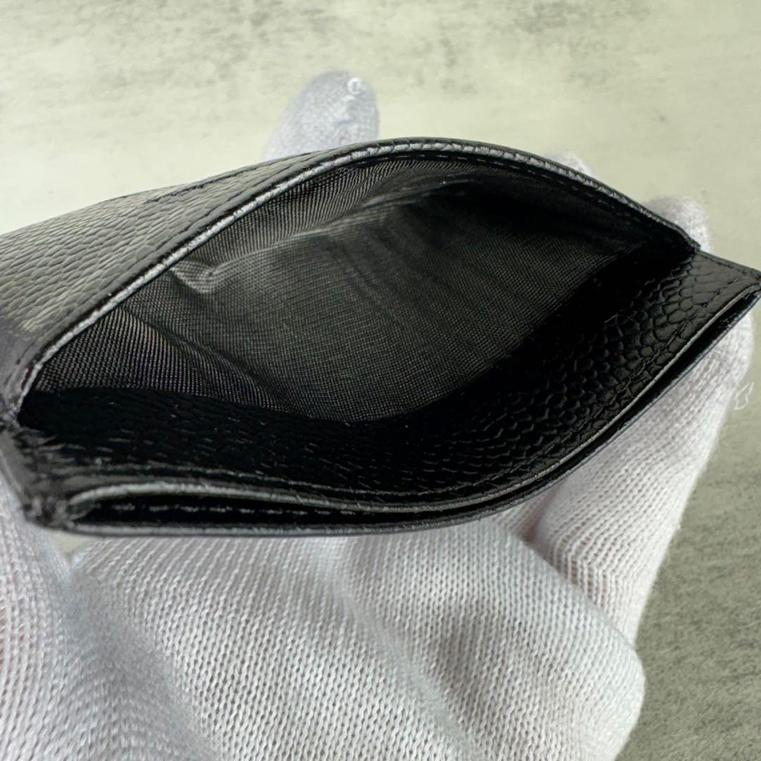 CHANEL シャネル　キャビアスキン　ヴィンテージ　カードケース　デコココ