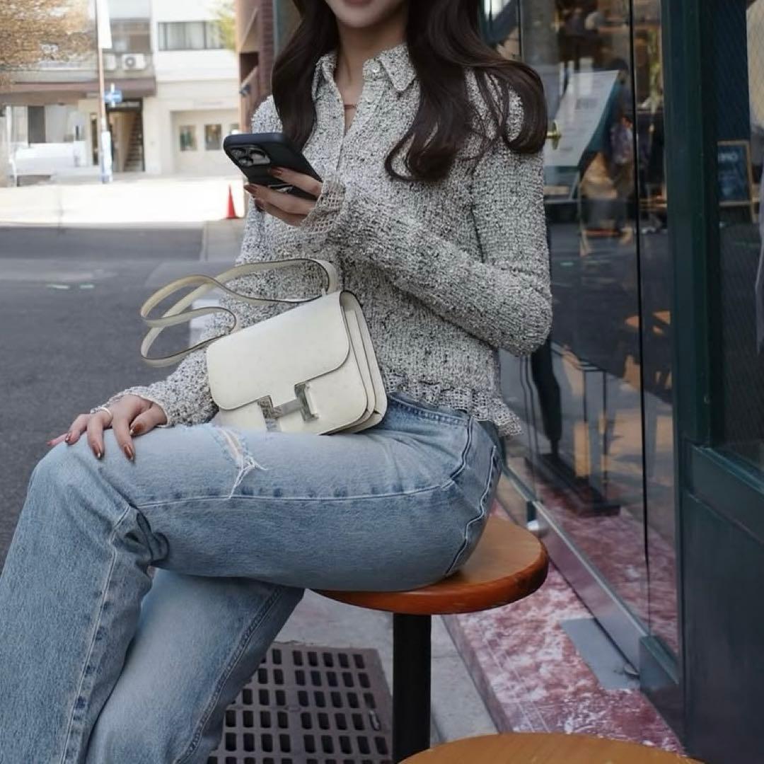 CLANE MIX MESH GATHER SHIRT 正規品