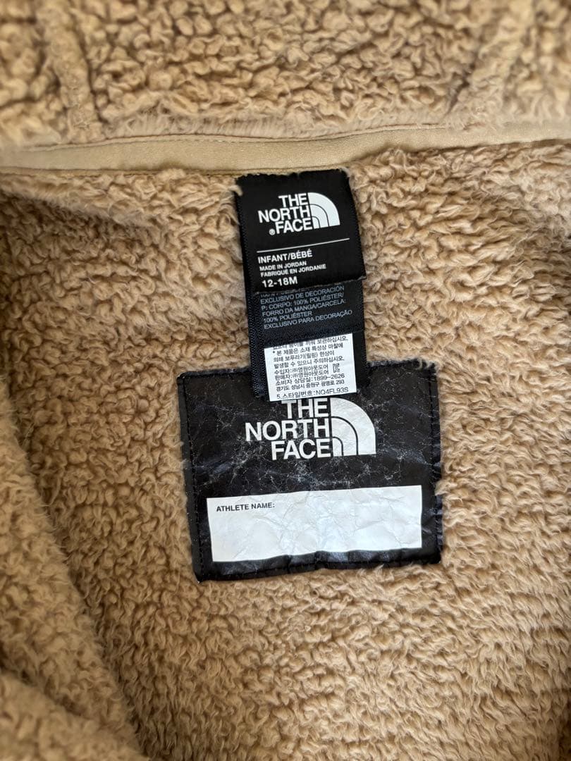 【美品！】THE NORTH FACEくま耳カバーオール12-18M