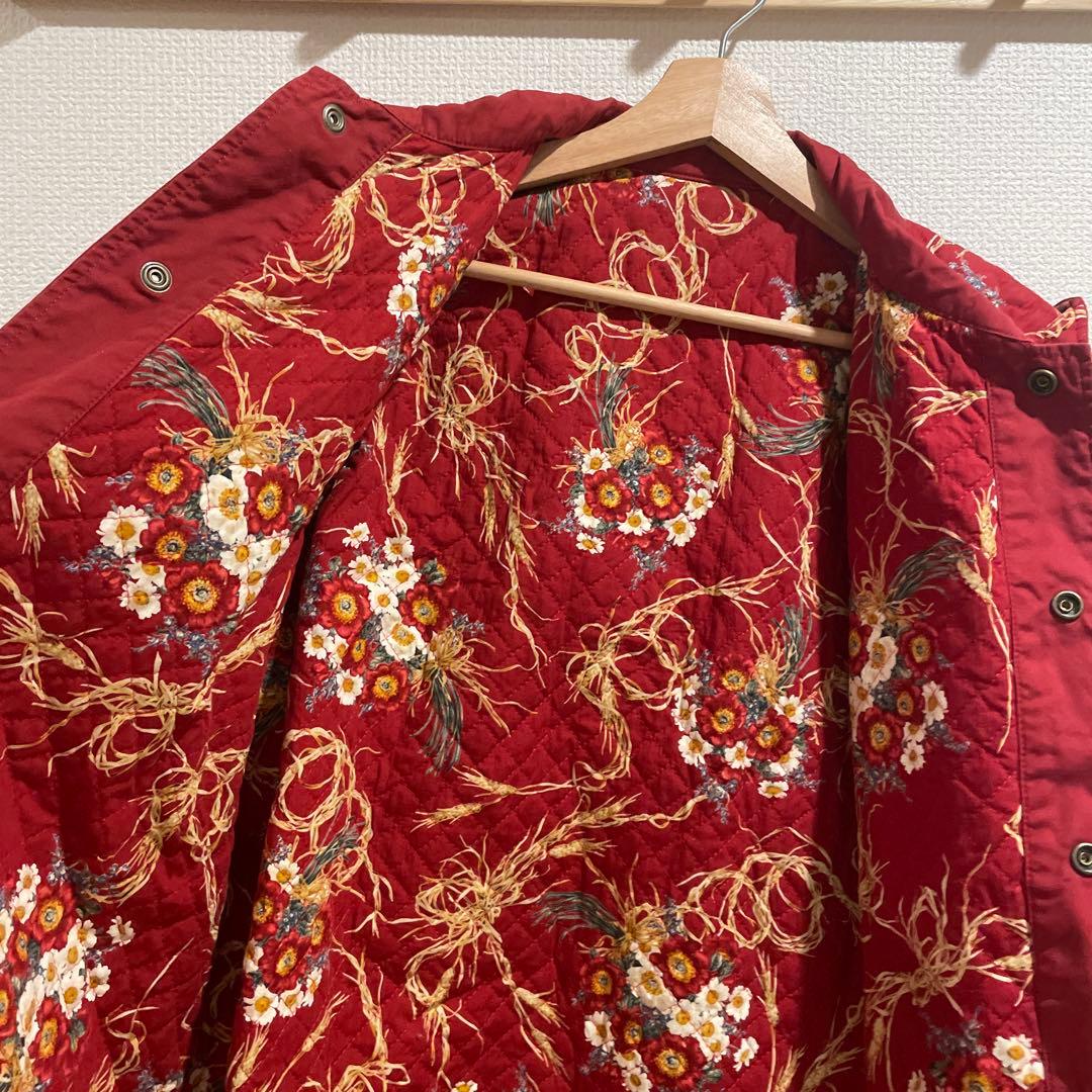 PINK HOUSE 赤色 刺繍 モッズコート